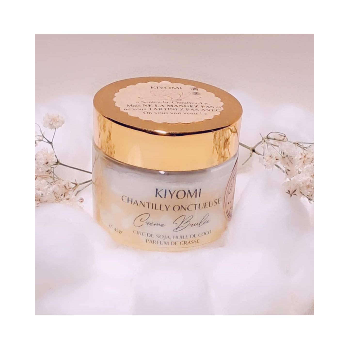 Chantilly Onctueuse Délice Caramélisé – Crème Brûlée