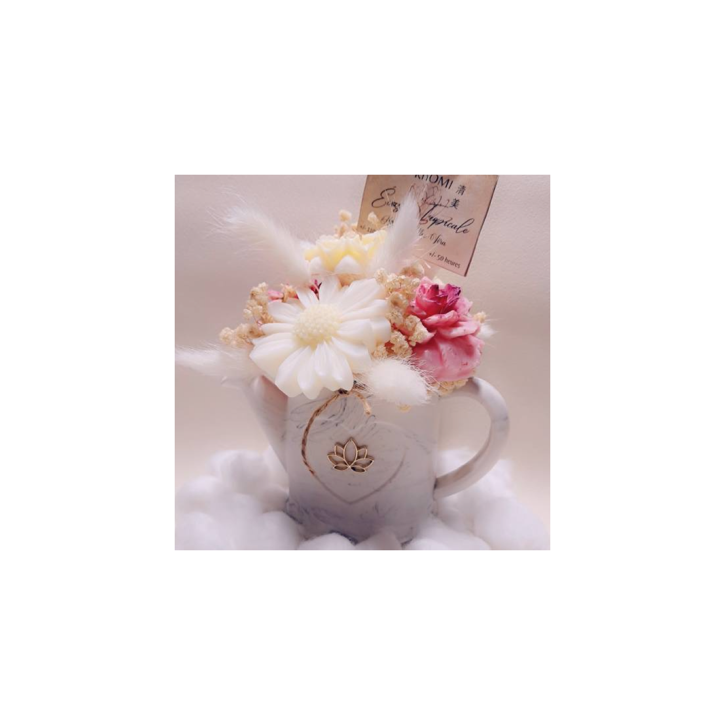 Bouquet Evasion Tropicale – Hibiscus & Aloe Vera