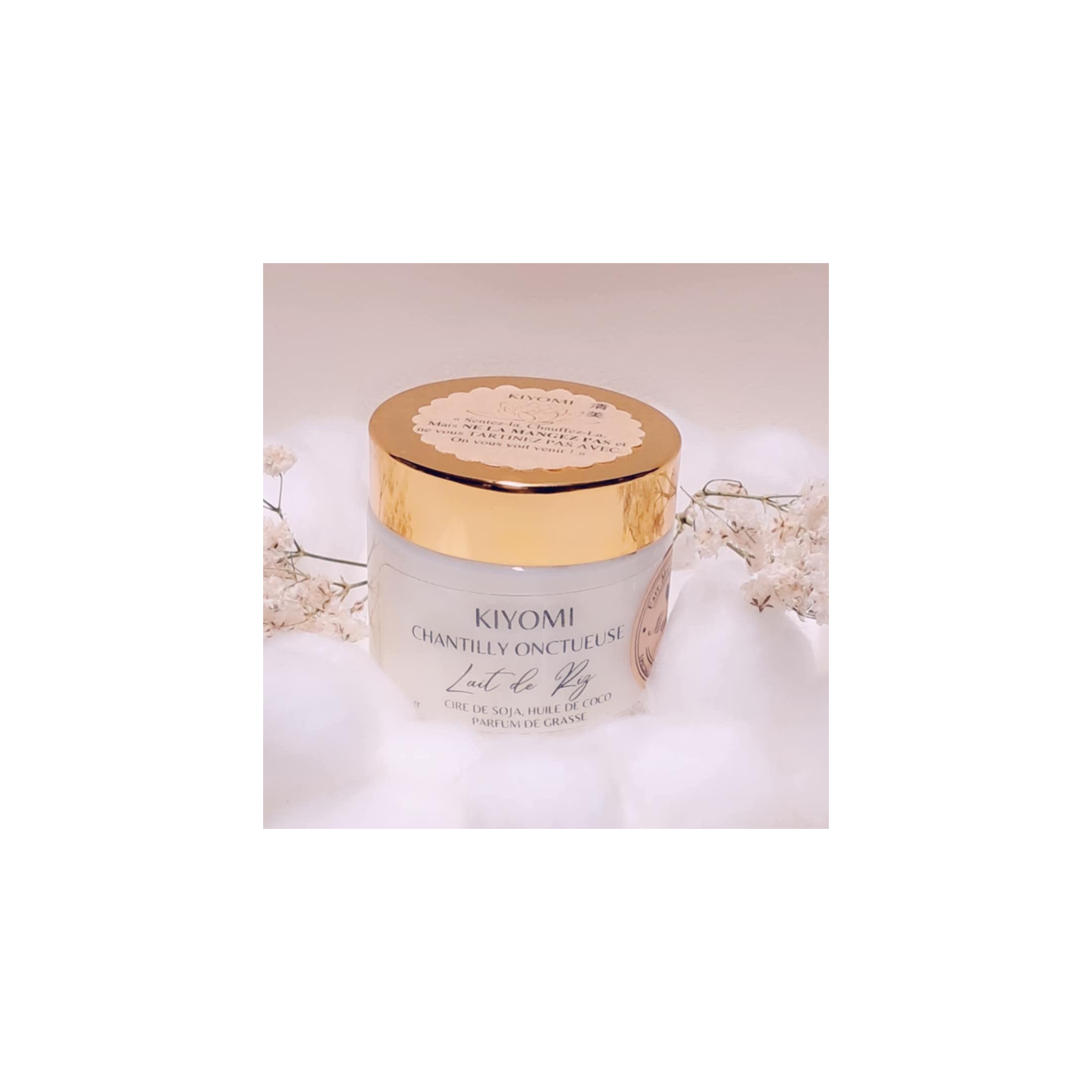 Chantilly Onctueuse Velours de Riz – Lait de Riz