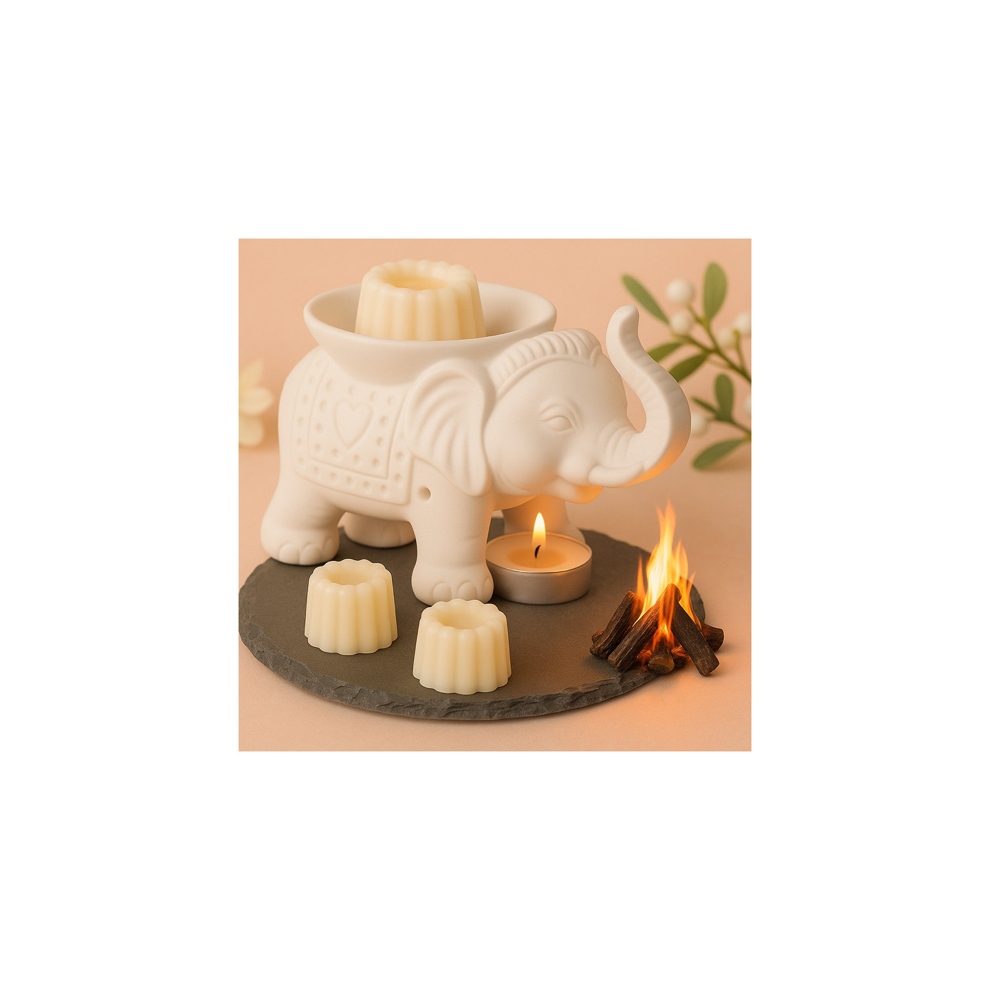 Cannelé Parfumé Crépuscule Hivernal – Feu de Bois
