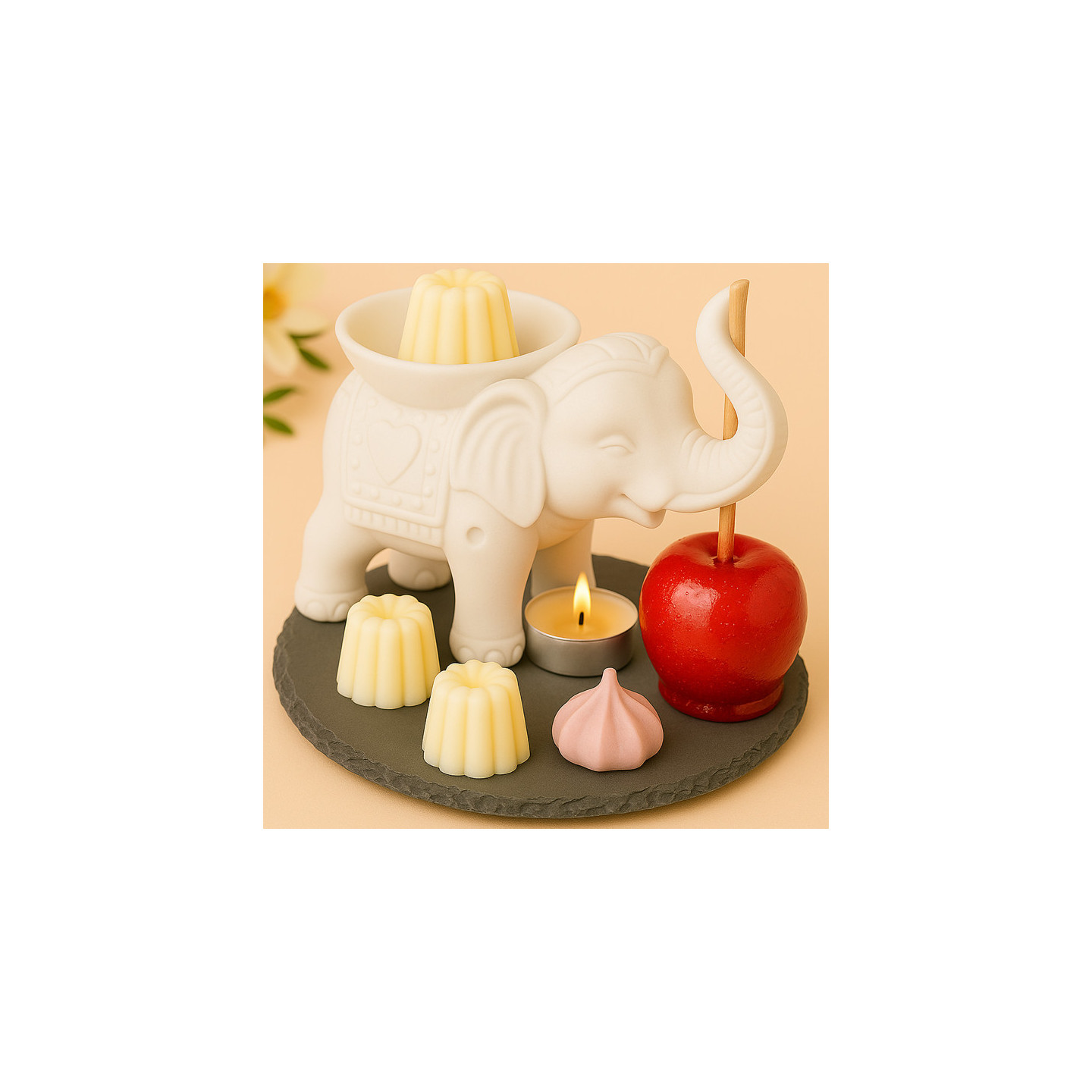 Cannelé Parfumé Rouge Tentation – Pomme d'Amour