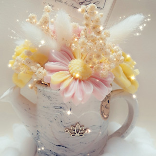 Bouquet Evasion Bohème – Azalée du Japon & Mimosa