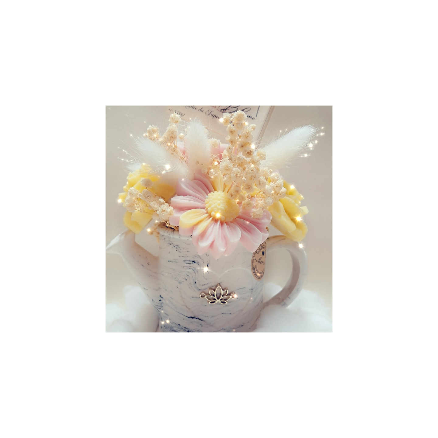 Bouquet Evasion Bohème – Azalée du Japon & Mimosa